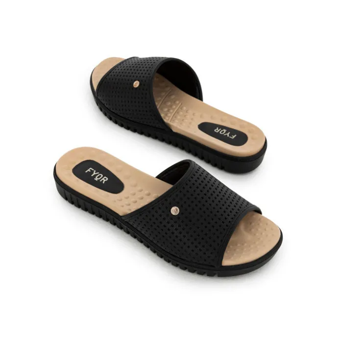 Basic Cutouts Broad Strap Slippers BRM 018