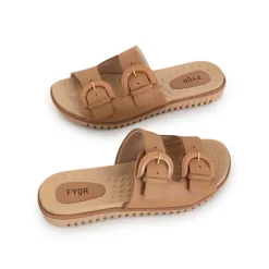 Basic Flat Buckle Belt Sandal BRM 017