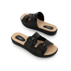 Basic Flat Buckle Belt Sandal BRM 017