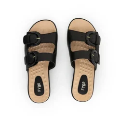 Basic Flat Buckle Belt Sandal BRM 017