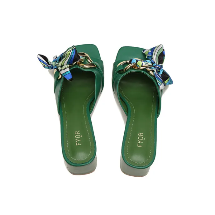 Chain with scarf detaling Sandal, CMJ 07