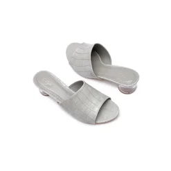 Clear Round Box Heel HL 35