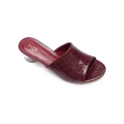 Clear Round Box Heel HL 35
