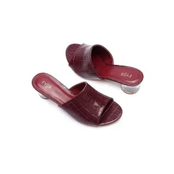 Clear Round Box Heel HL 35
