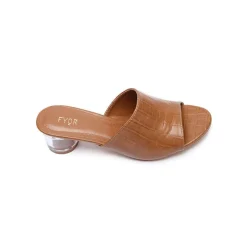 Clear Round Box Heel HL 35