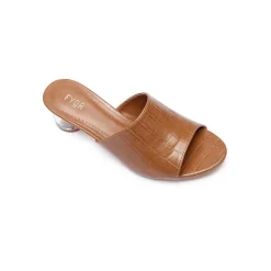 Clear Round Box Heel HL 35