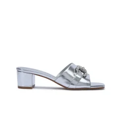 Crystal Brooch Mule HL 226