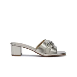 Crystal Brooch Mule HL 226