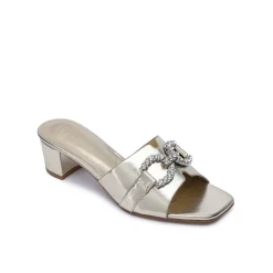 Crystal Brooch Mule HL 226
