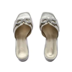 Crystal Brooch Mule HL 226