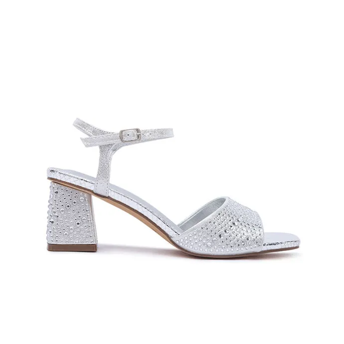 Crystal Metallic Heel UBF 01