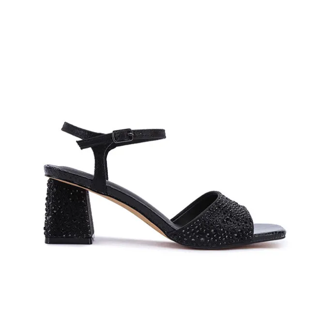 Crystal Metallic Heel UBF 01