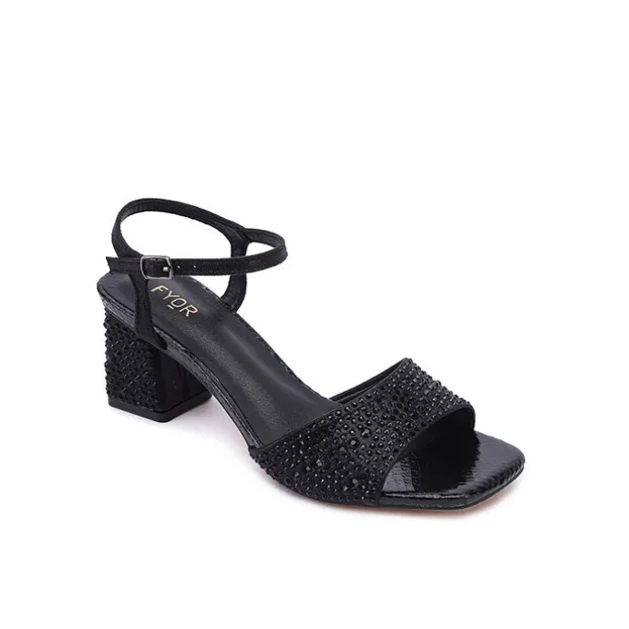 Crystal Metallic Heel UBF 01