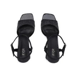 Crystal Metallic Heel UBF 01