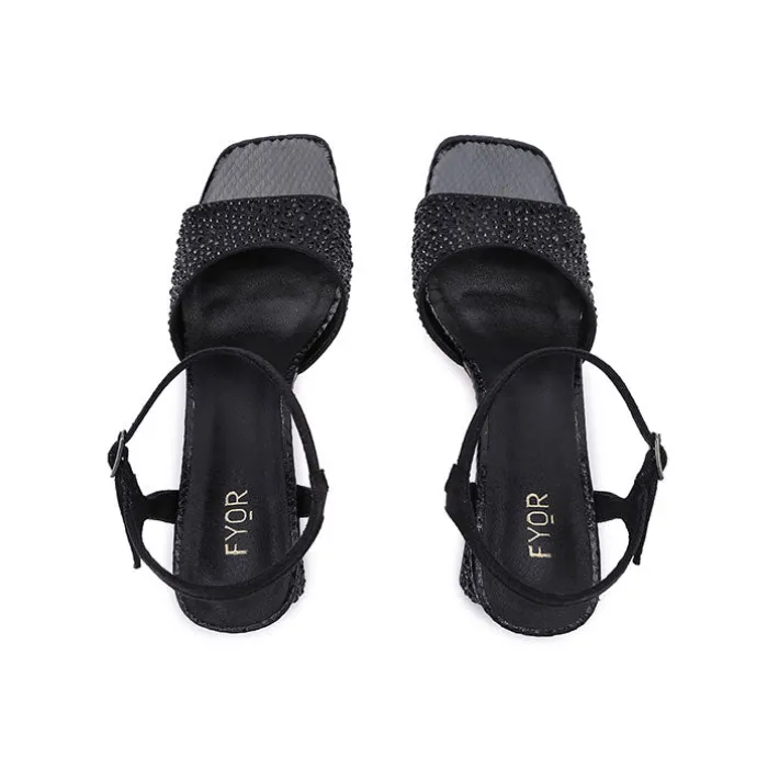 Crystal Metallic Heel UBF 01
