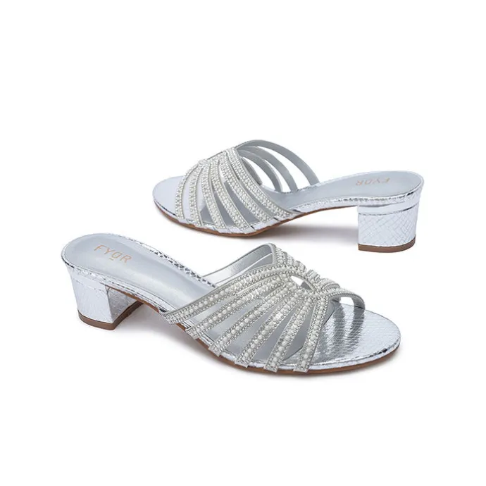 Crystal Pointed Mule HL 235