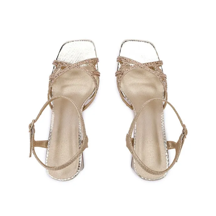 Crystal Strap Mule UBF 02