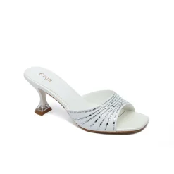 Diamante Detail Slip On Mule HL 131