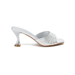 Diamante Detail Slip On Mule HL 131