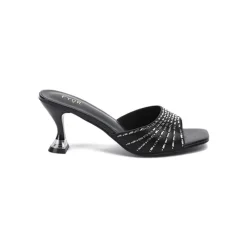 Diamante Detail Slip On Mule HL 131