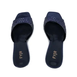 Diamante Detail Slip On Mule HL 131