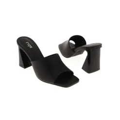 Flared High Heel Mule BCM 147