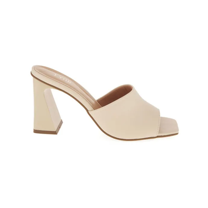 Flared High Heel Mule BCM 147