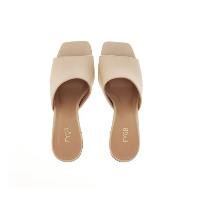 Flared High Heel Mule BCM 147