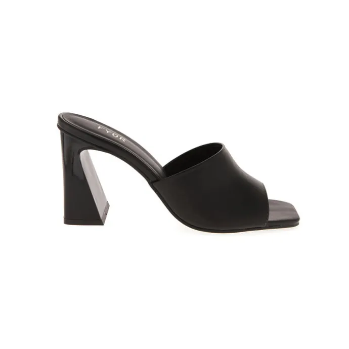 Flared High Heel Mule BCM 147