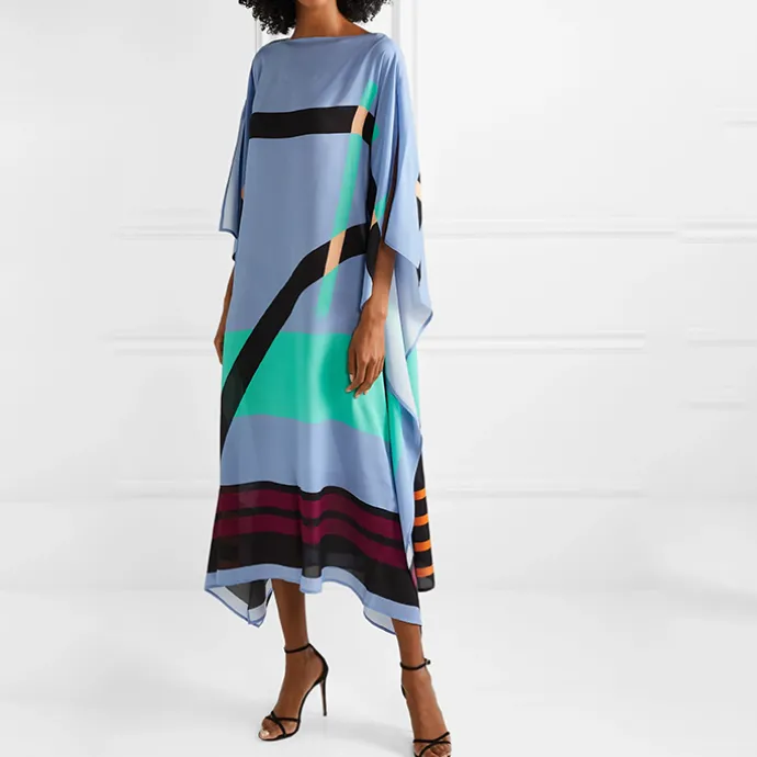 Free Size Calf Length Women Modest Kaftan Kurta KAF0062