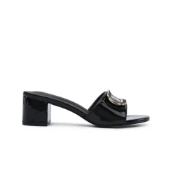 Geometric Brooch Mule HL 225