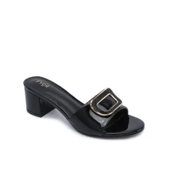 Geometric Brooch Mule HL 225