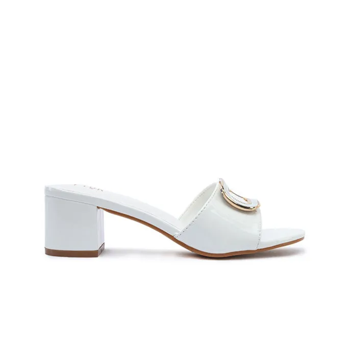 Geometric Brooch Mule HL 225