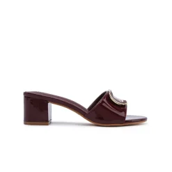 Geometric Brooch Mule HL 225