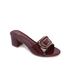 Geometric Brooch Mule HL 225
