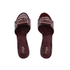 Geometric Brooch Mule HL 225