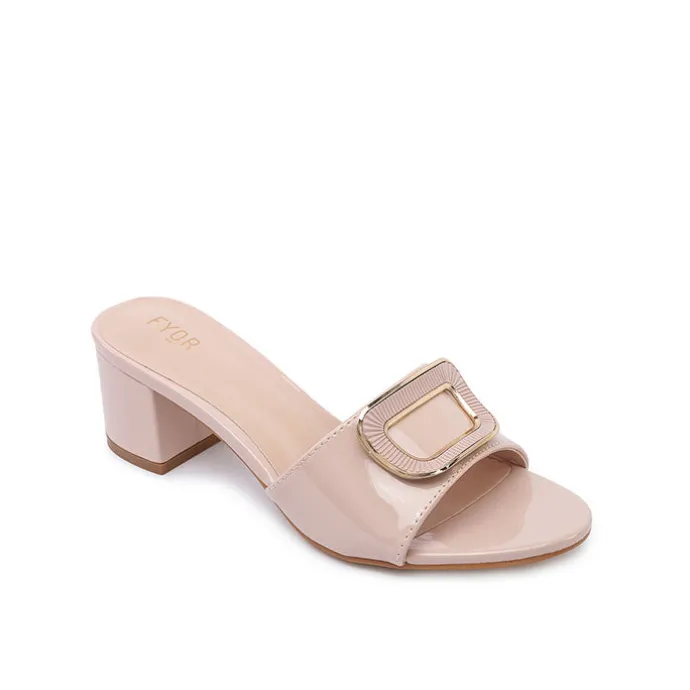 Geometric Brooch Mule HL 225