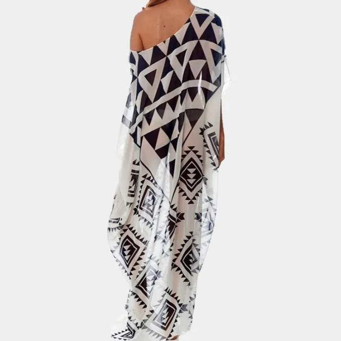 Geometric Pattern Style Women Kaftan KAF0066