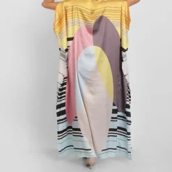 Geometric Printed kaftan KAF0047