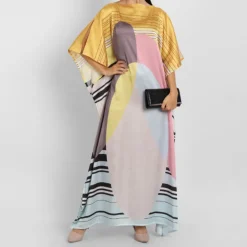 Geometric Printed kaftan KAF0047