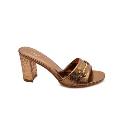 Glitter Block Heel Mule MS 201
