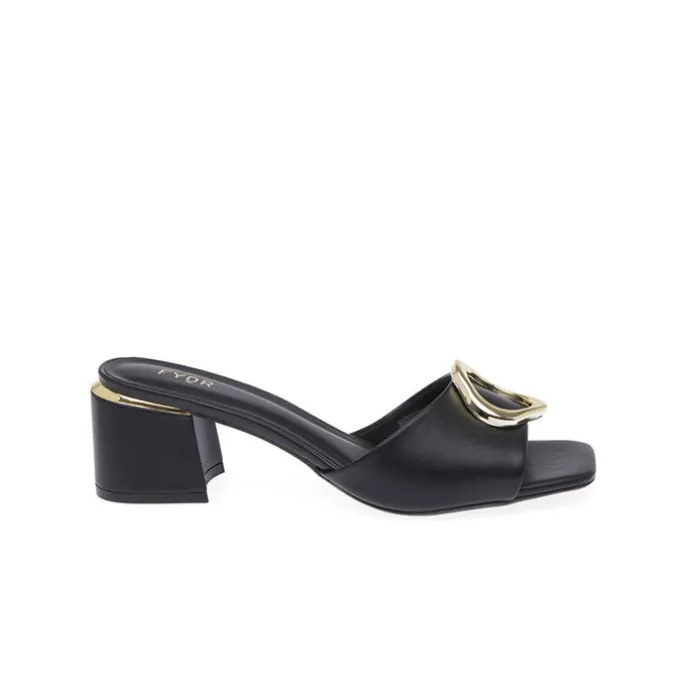 Golden Hoop Adorned Mule BCM 166