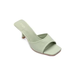 Linen Printed Heeled HL 139
