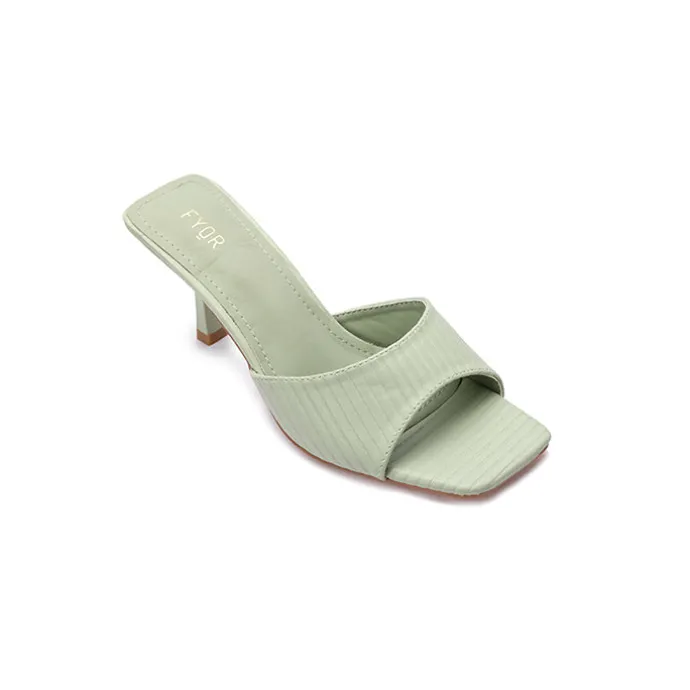 Linen Printed Heeled HL 139