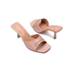 Linen Printed Heeled HL 139