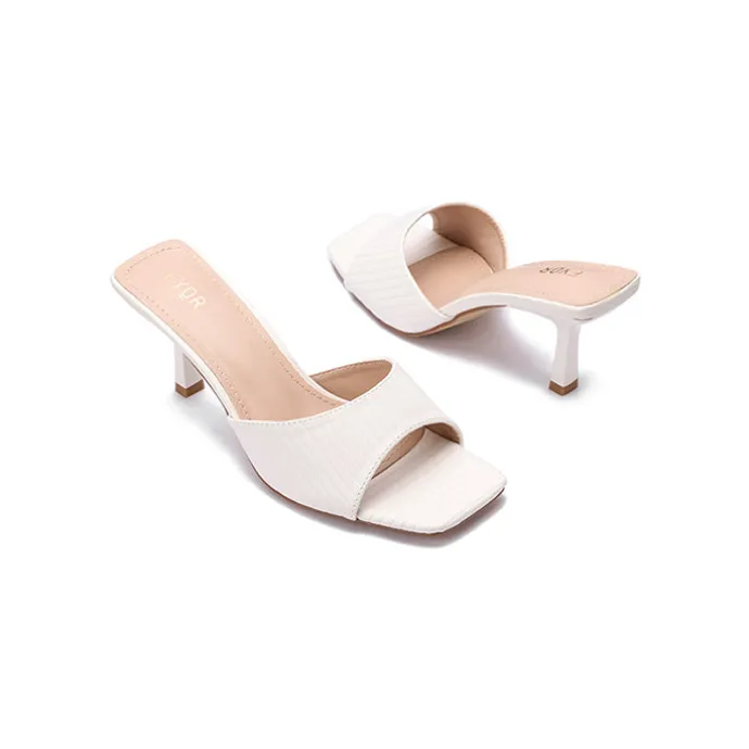 Linen Printed Heeled HL 139
