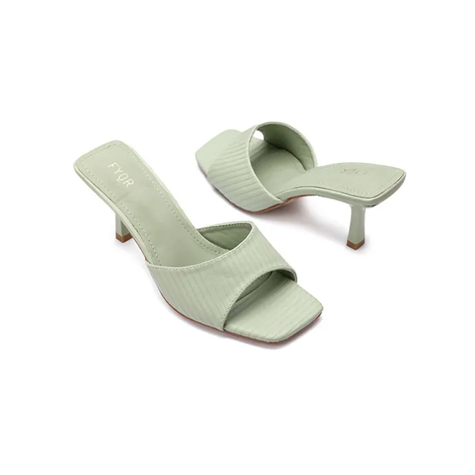 Linen Printed Heeled HL 139