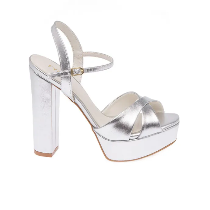 Metallic Platform Heel BDV 113