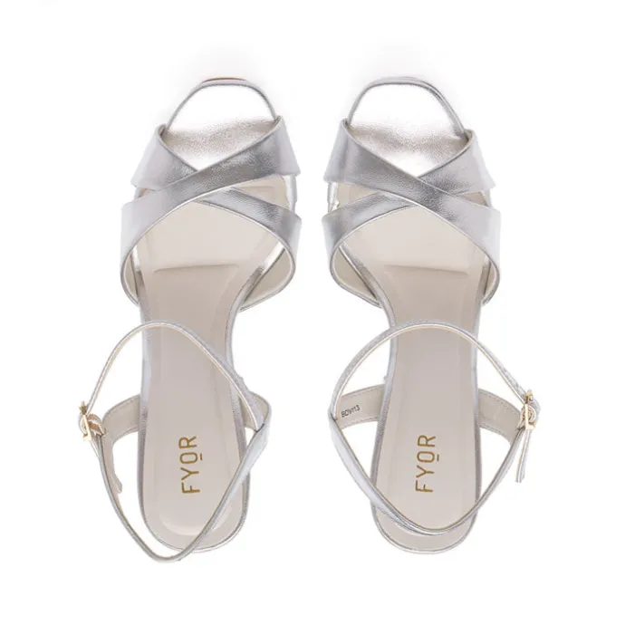 Metallic Platform Heel BDV 113