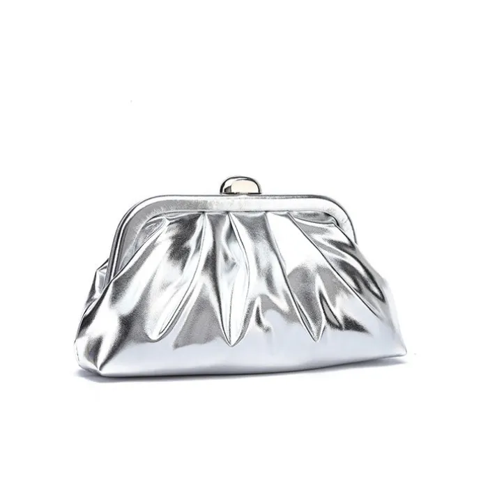 Metallic Slouchy Clutch AD 141